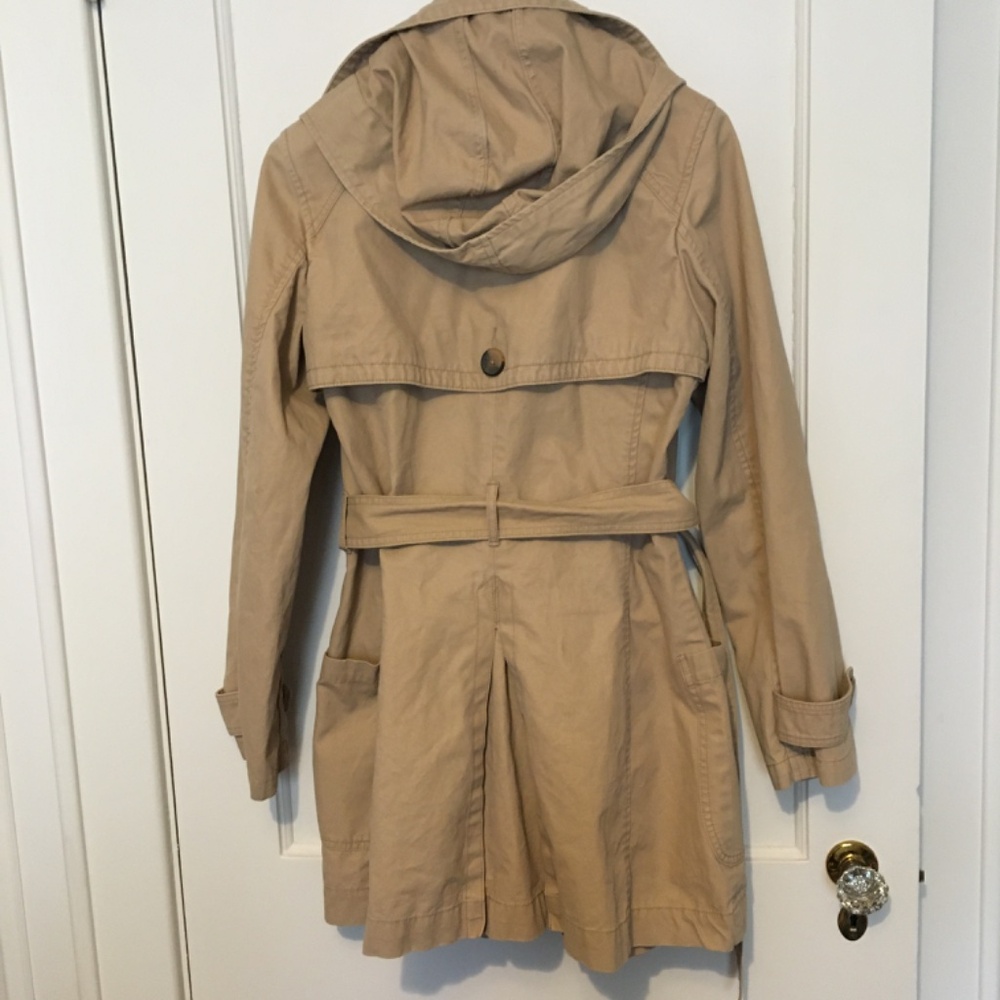 Women’s Gap Trench Coat with hood size M - Picture 5 of 13